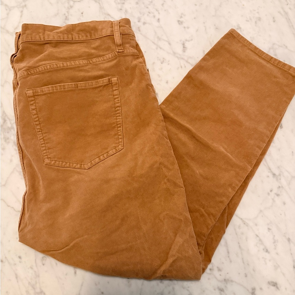 J. Crew Camel Corduroy Trousers